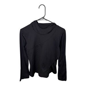 Patagonia Women’s Black Long Sleeve Wrap Hoodie Top Black